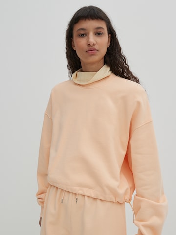 Sweat-shirt 'Pearl' EDITED en orange : devant