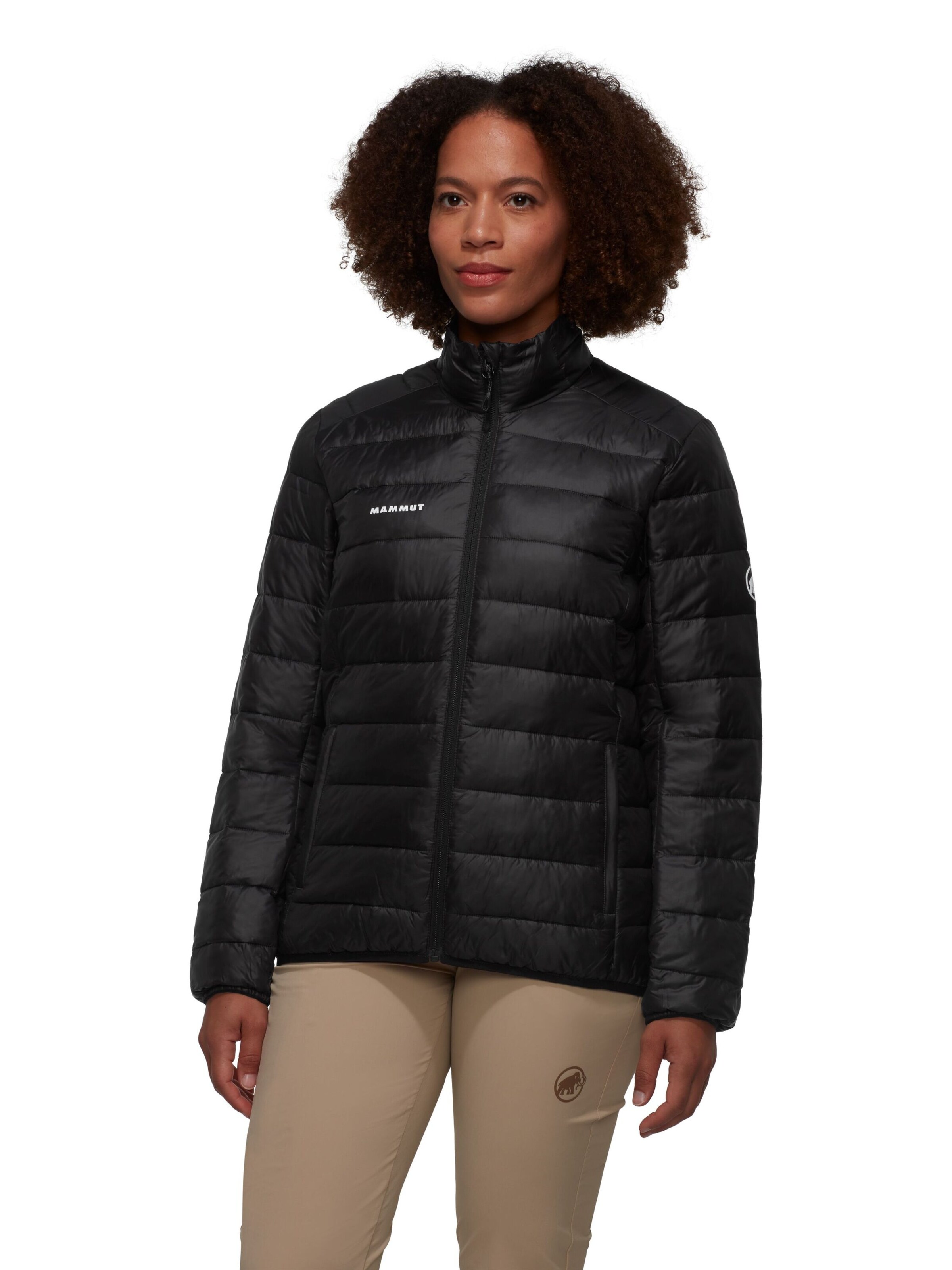 MAMMUT Outdoor Jacket in Black: front