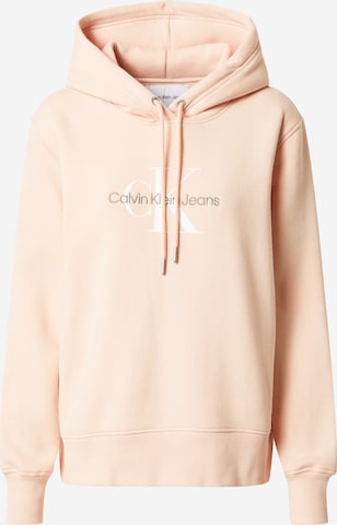 Calvin Klein Jeans - Sudadera en naranja: frente