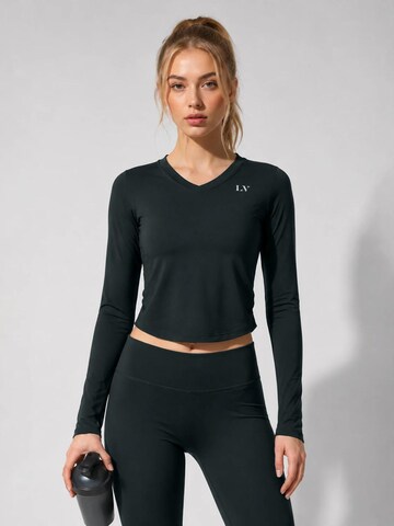 La V Shirt 'Sporttop Fleur' in Grey