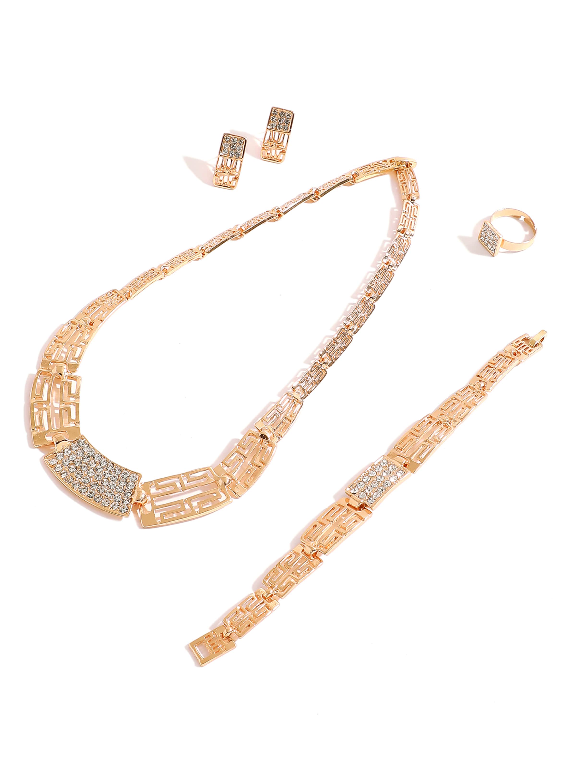 auksinė SOHI Juvelyrinių dirbinių rinkinys 'Gosia': priekis