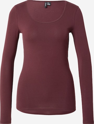 VERO MODA Koszulka 'VMMAXI' w kolorze czerwony: przód