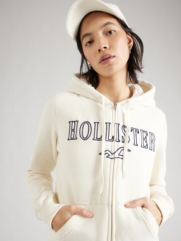 HOLLISTER Sweatjacka 'TECH CORE' i beige