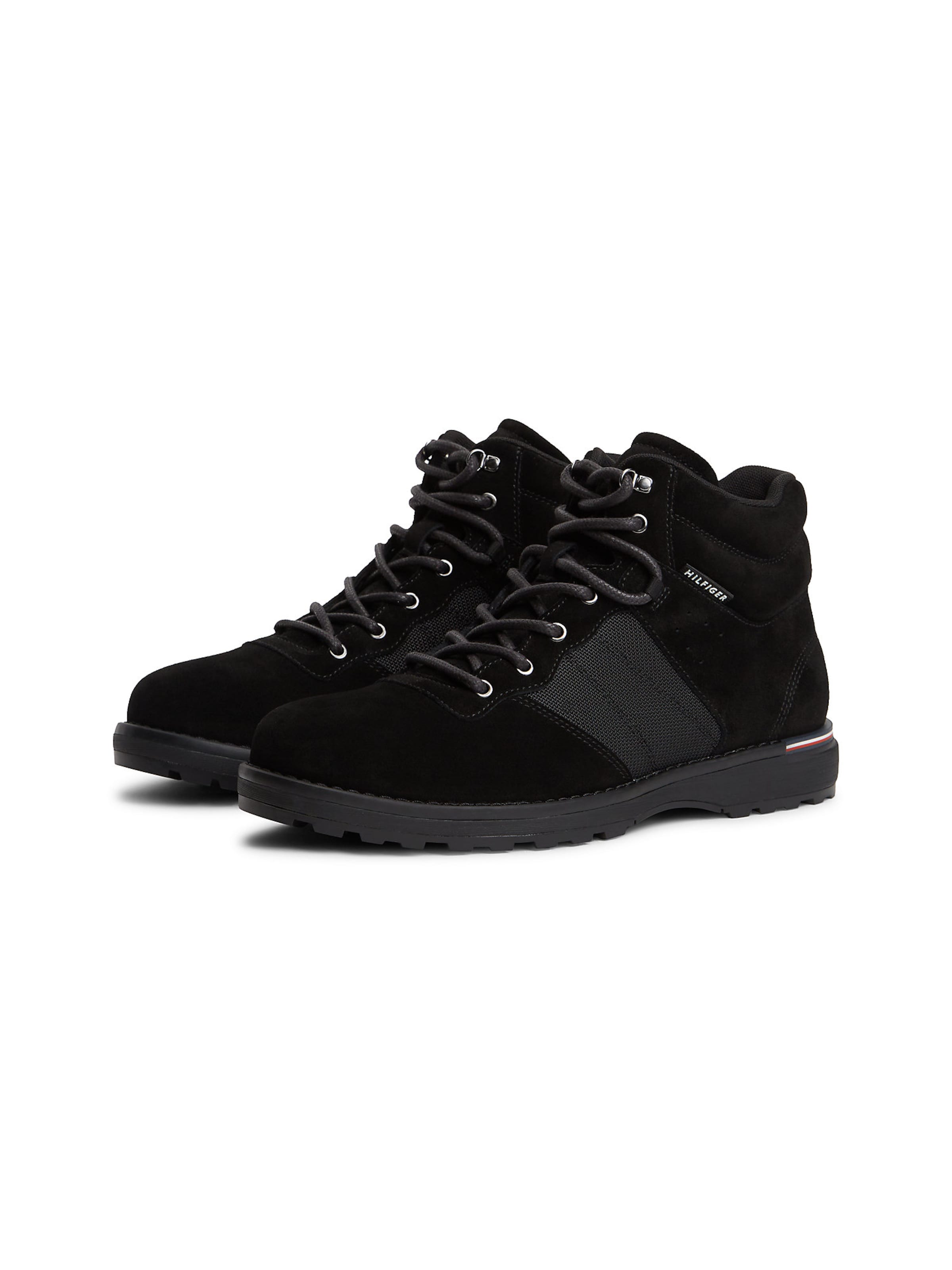 TOMMY HILFIGER Veterboots in Zwart