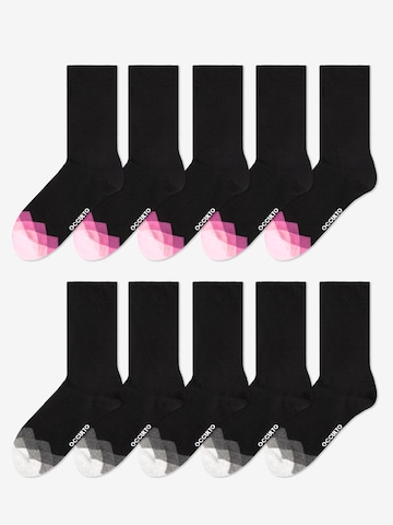 Occulto Socks 'Evelin' in Black