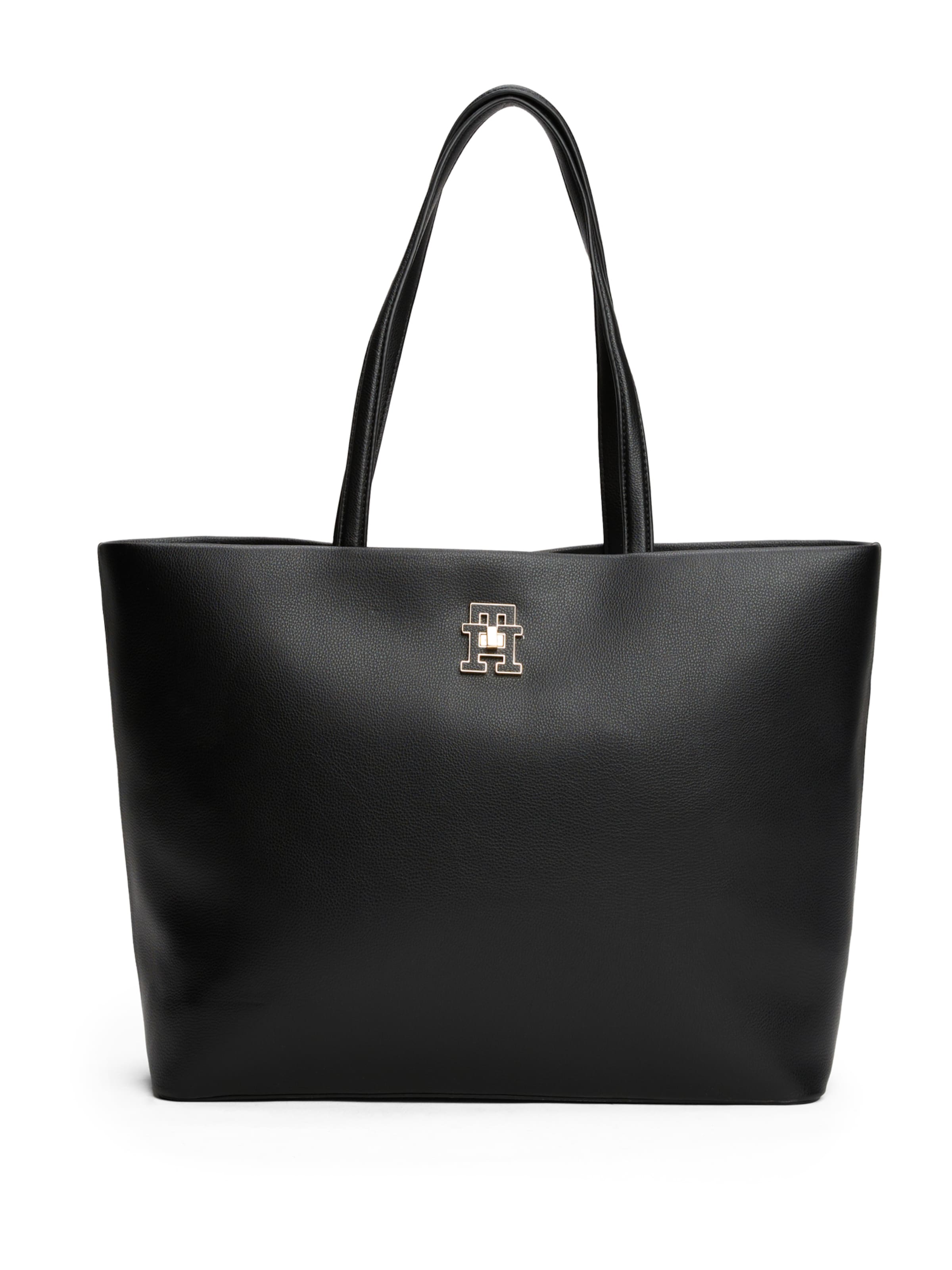 TOMMY HILFIGER Μεγάλη τσάντα σε μαύρο: μπροστά