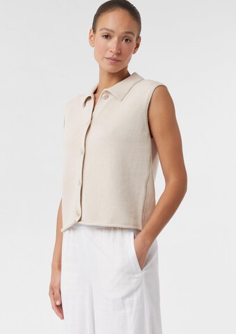 comma casual identity Knitted vest in Beige
