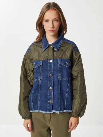 Happiness İstanbul Between-season jacket in Green: front