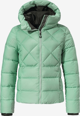 Schöffel Outdoorjas 'Boston' in Groen: voorkant