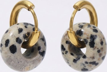 Nemomatheo Earrings 'Himmelskreis' in Beige: front