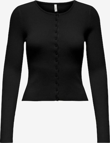 Cardigan 'ONLMEDDI' ONLY en noir : devant