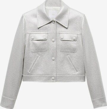 MANGO Between-Season Jacket 'Valencia' in Silver: front