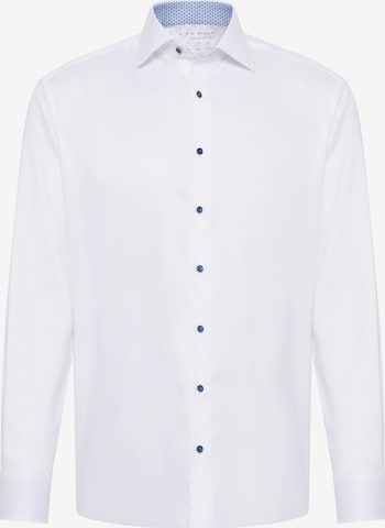 ETERNA Comfort fit Button Up Shirt in White: front