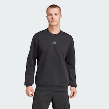 ADIDAS PERFORMANCE Sports sweatshirt 'Designed For Training' in Black: front