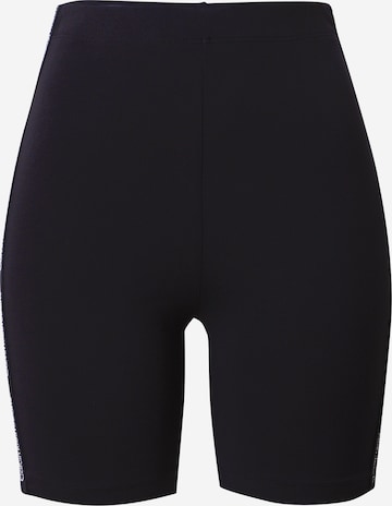 Skinny Pantaloni de la Calvin Klein Jeans pe negru: față