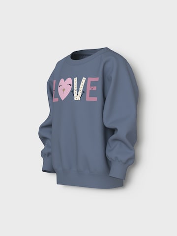 NAME ITSweater majica 'NMFVENUS' - plava boja