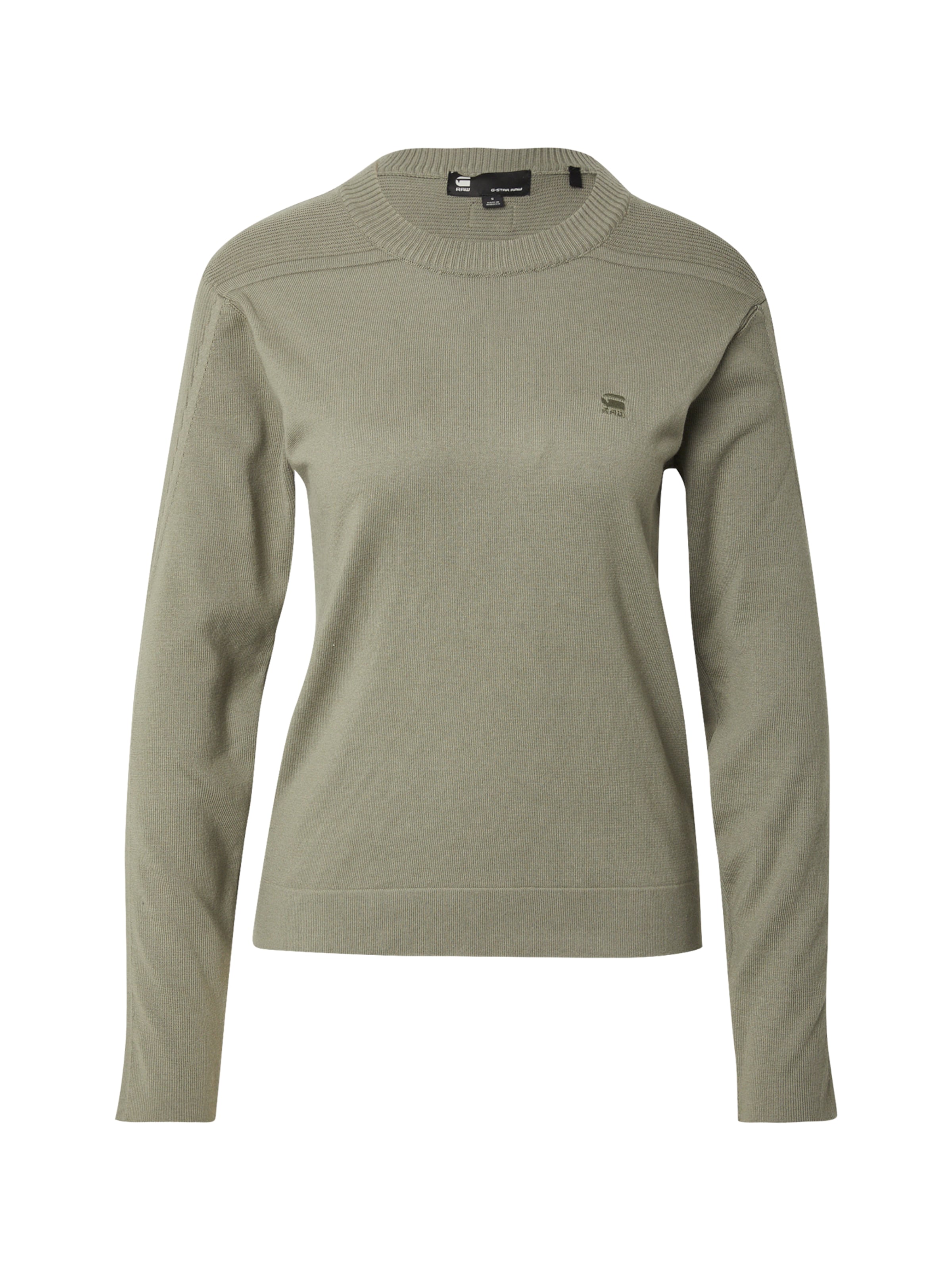 G-STAR Пуловер в зелено: отпред