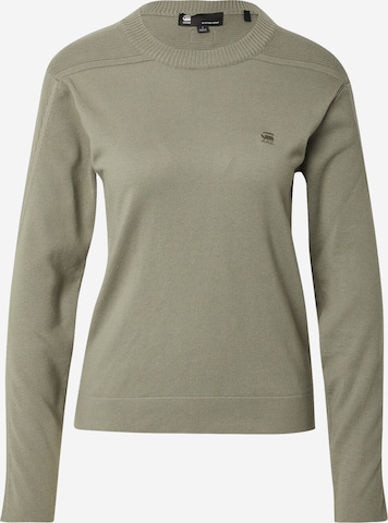 G-STAR Sveter - Zelená: predná strana