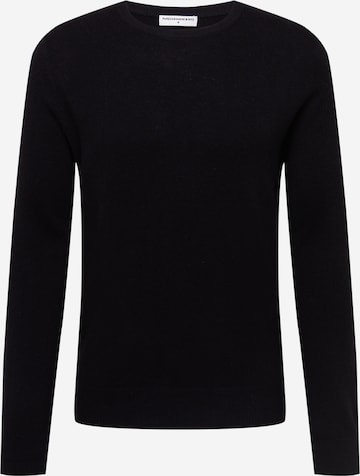 Pure Cashmere NYC Sweater in Black: front