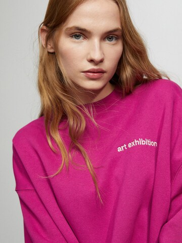 Pull&Bear Sweatshirt in Rot