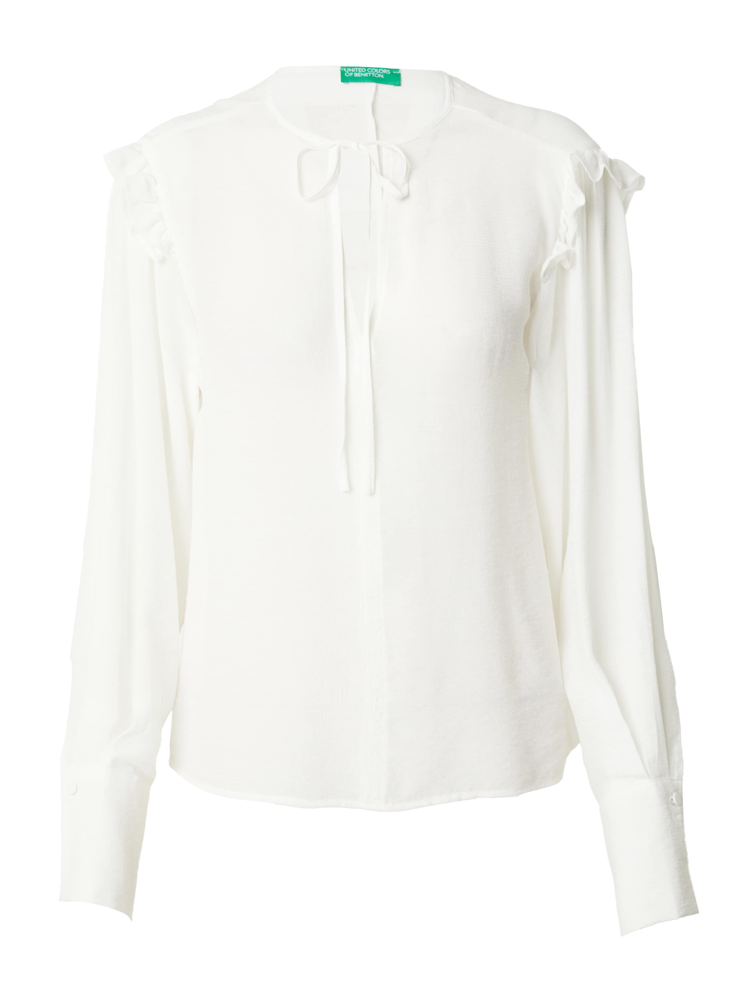 UNITED COLORS OF BENETTON Pusero värissä valkoinen: etupuoli