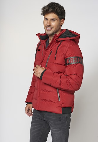 Veste d’hiver KOROSHI en rouge