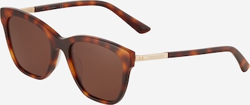 Calvin Klein Sunglasses 'CK19524S' in Brown: front