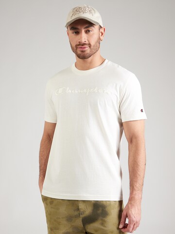 Champion Authentic Athletic Apparel Shirt in Beige: front