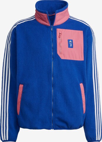 Veste en polaire fonctionnelle 'Juventus Turin' ADIDAS PERFORMANCE en bleu : devant