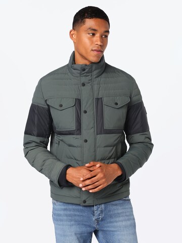 BOSS Between-Season Jacket 'Ovano' in Green: front