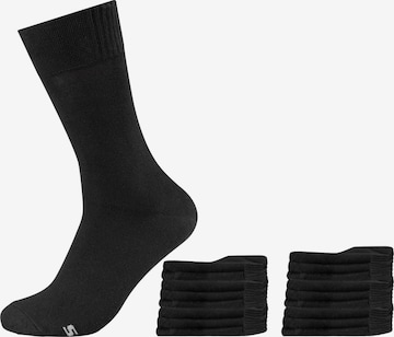 Chaussettes SKECHERS en noir : devant