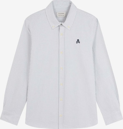 Scalpers Рубашка ' ' в Светло-серый / Белый, Обзор товара