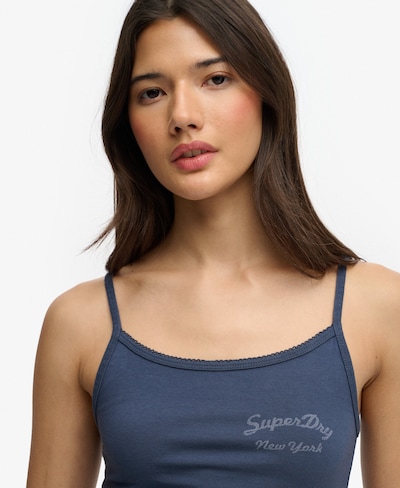Superdry & Co Top in de kleur Marine / Lichtblauw, Productweergave