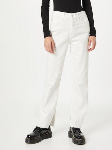 Mavi Regular Jeans 'Barcelona' in Wit: voorkant