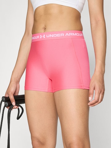 UNDER ARMOUR Скинни Спортивные штаны в Ярко-розовый