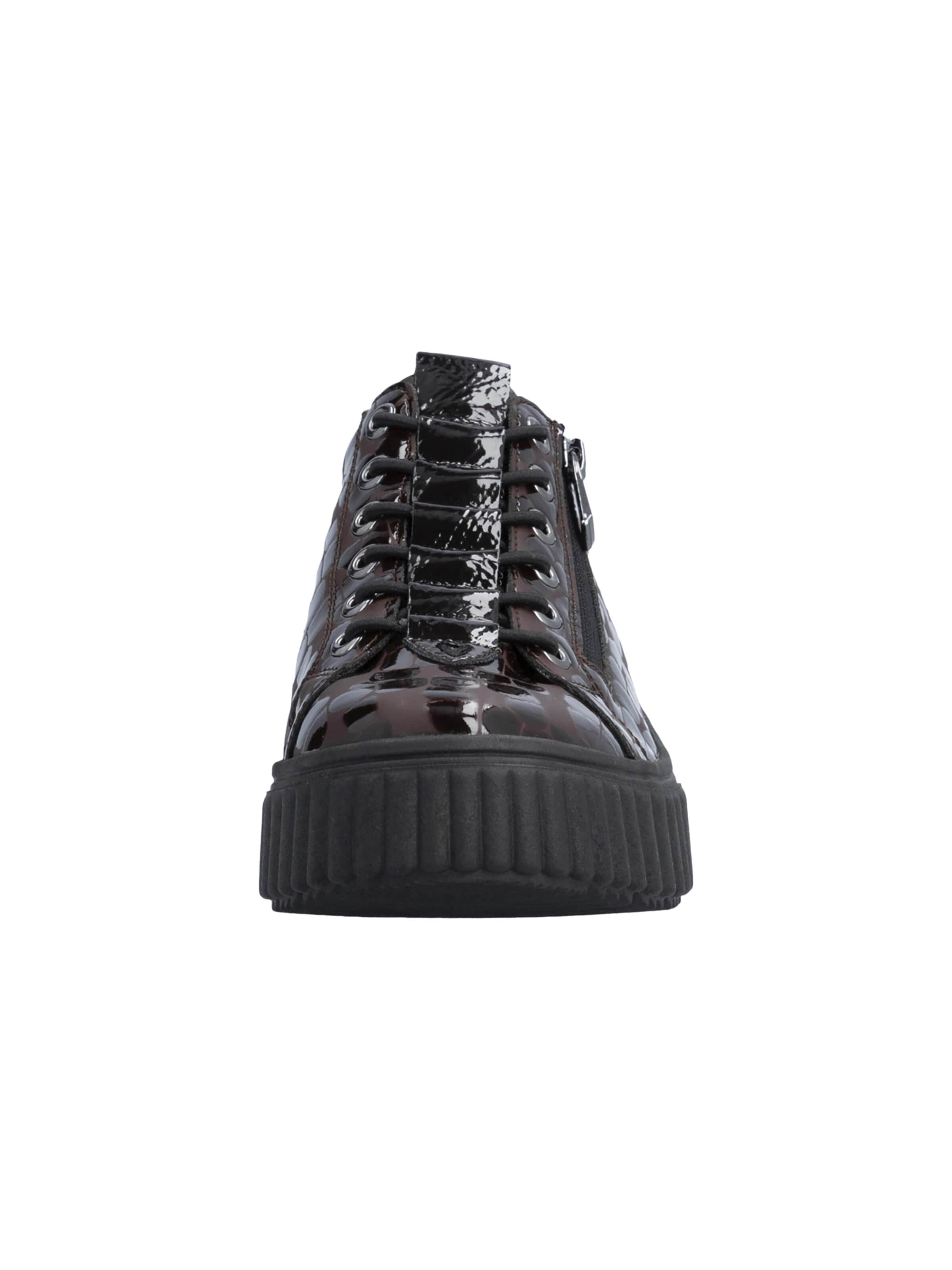 Chaussure de sport à lacets 'Lando Low-Top-Sneaker aus Leder' Rieker en marron