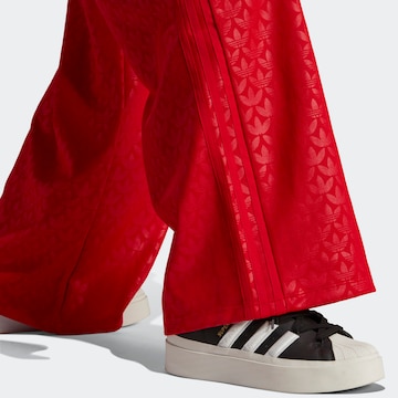 ADIDAS ORIGINALS Wide leg Pants 'Sst' in Red