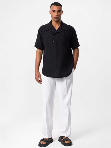 Antioch Comfort fit Button Up Shirt in Black