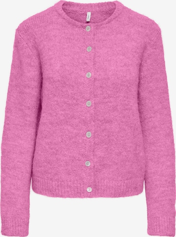 Cardigan 'ONLMAGGIE' ONLY en rose : devant