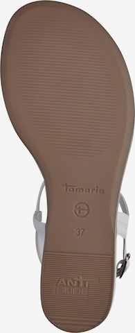 TAMARIS - Sandalias con hebilla en blanco