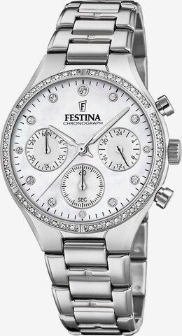 Montre à affichage analogique FESTINA en blanc : devant