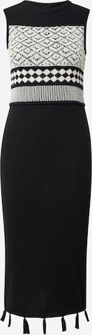 Dorothy Perkins Knit dress in Black: front