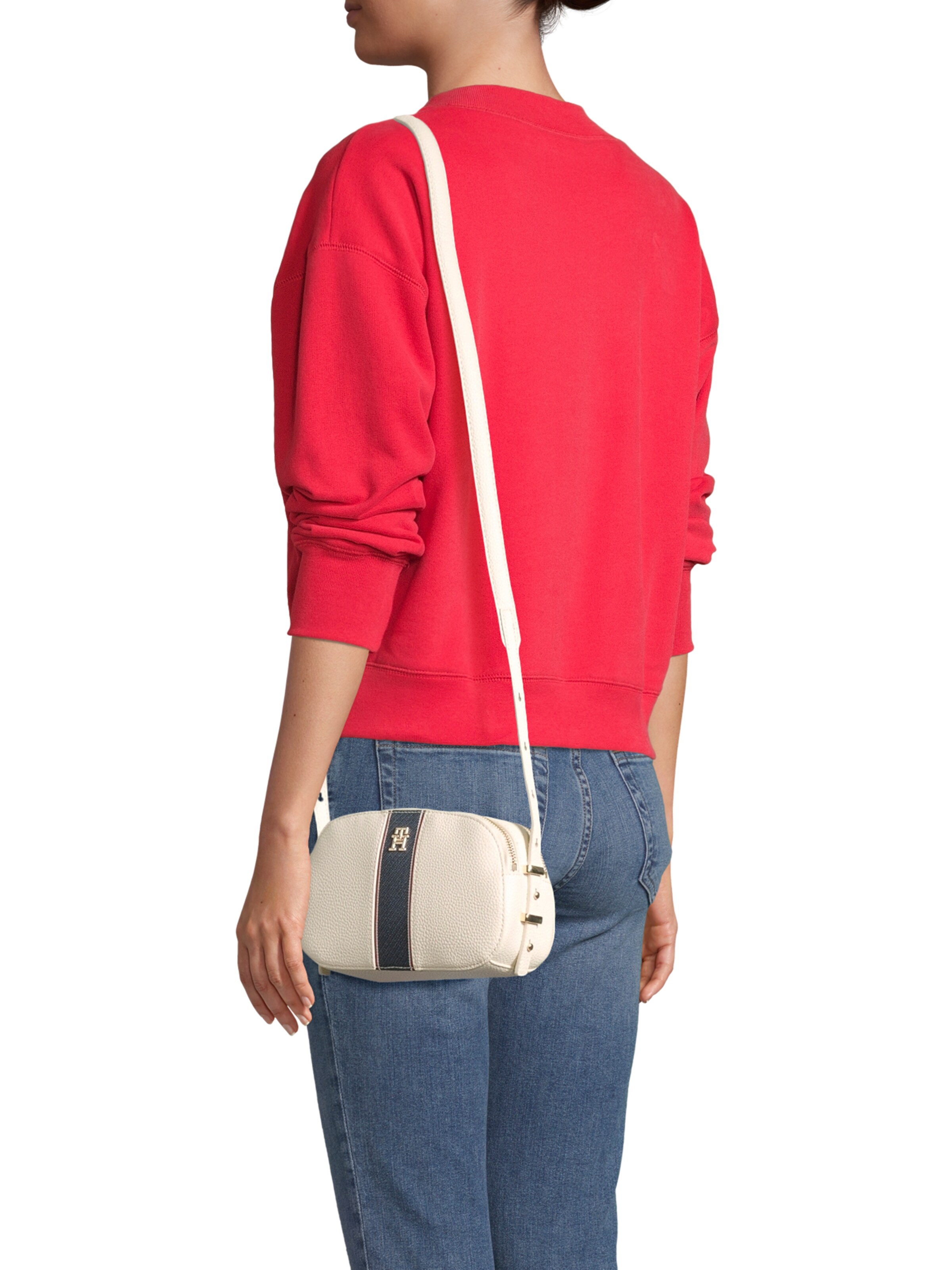 TOMMY HILFIGER Olkalaukku 'Legacy' värissä beige