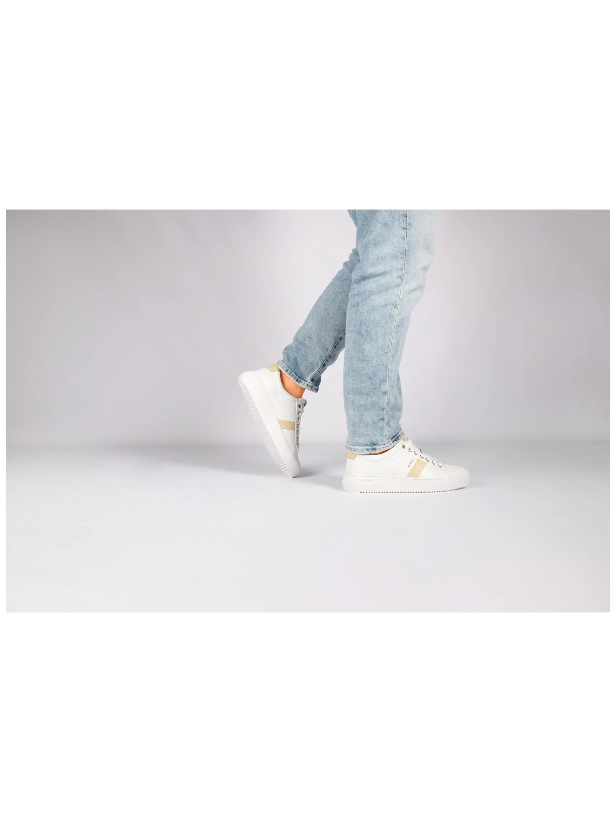 BLACKSTONE Platform trainers 'RYDER' in White