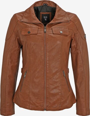 H.I.S Between-Season Jacket in Brown: front