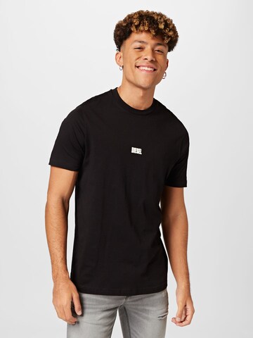 DIESEL Shirt 'JUST' in Schwarz: Vorderseite