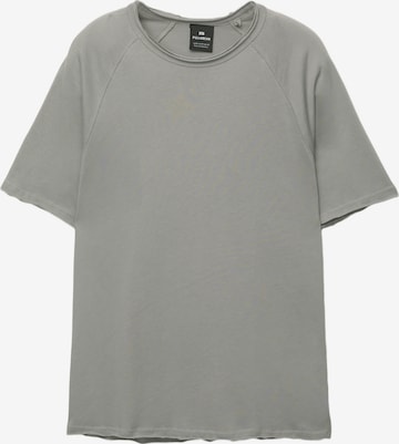 Pull&Bear Koszulka w kolorze szary: przód