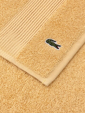 LACOSTE Handtuch 'LLECROCO'‌ in Beige