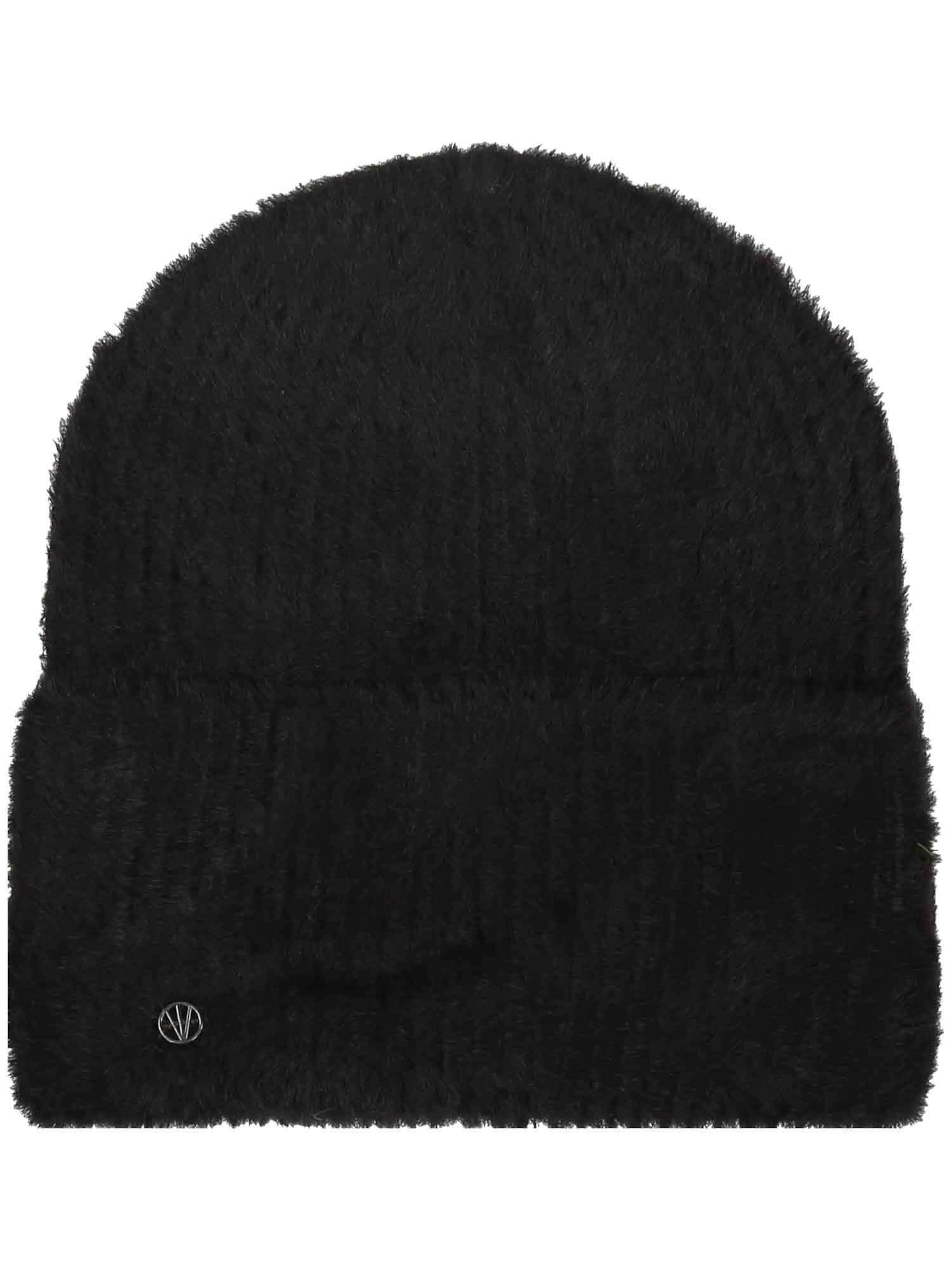 LOEVENICH Beanie in Black: front