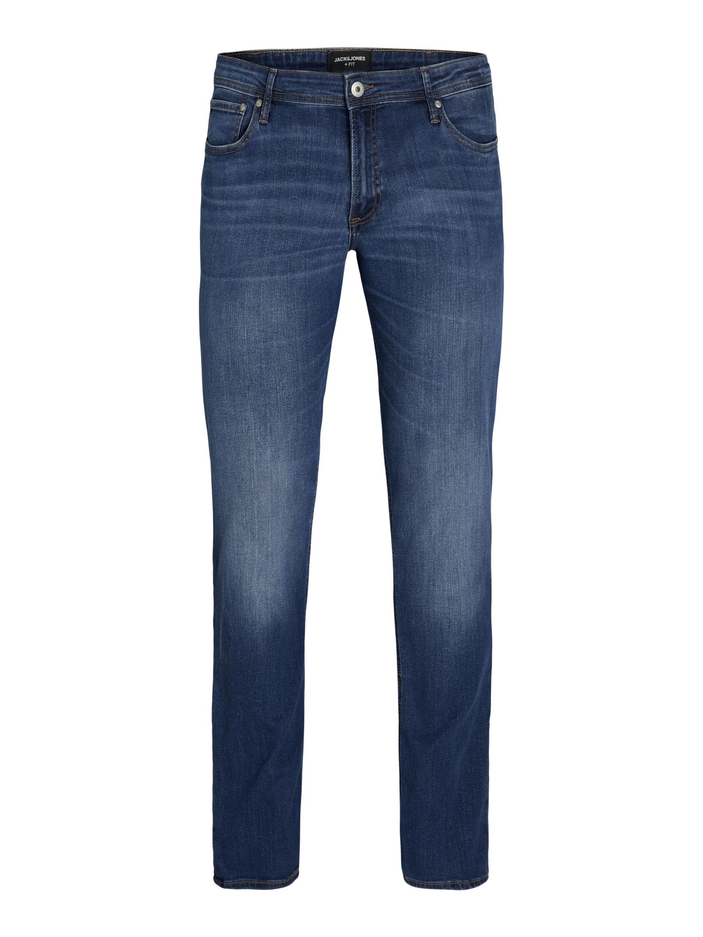 Jack & Jones Plus Slim fit Jeans 'JJTim' in Blue: front